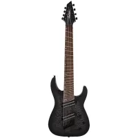 JACKSON SLATXF8 QM MS - TR BLK BRST электрогитара, семиструнная, цвет черный берст