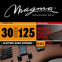 Magma Strings BE166N - Струны для 6-струнной бас-гитары 30-125, Серия: Nickel Plated Steel, Калибр: 30-45-65-80-100-125, Обмотка: круглая, никелирован