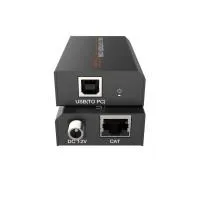 [ex-usb100-2] комплект передатчик-усилитель и приемник usb сигнала по витой паре digis, usb 2.0, до 480 мбит/с, встроенный хаб 1х2, передача до 100м по ftp cat 5e/6/6a, poc