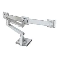 FORMING FUNCTION 4385605802- Настольный шарнирный кронштейн серии STOCKHOLM для 2 мониторов (1x2) с газопружинным амортизатором, макс. нагрузка 12 кг, зажим, серебристый
