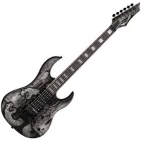 DEAN MAB4 - электрогитара типа «Ibanez»,24 лада,25 1/2,HSH,1V+1T, FR, графика...