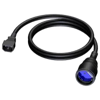 Procab CAB446/1.5-G- Кабель Евро C14 (вилка) – SCHUKO Германия (розетка), 3х1,5 кв.мм