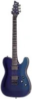 SCHECTER HELLRAISER HYBRID PT UV -  электрогитара, 24 лада, корпус: красное дерево с топом из волнистого клёна, гриф: клён 3 куска, накладка: черное дерево, вклееный,  звукосниматели: HH, EMG 57, EMG 66, регулировки: громкость, тон, 3х полосный эквалайзер