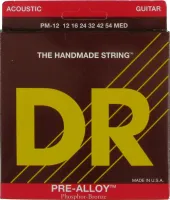 PM-12 PRE-ALLOY Комплект струн для акустической гитары, 12-54, DR