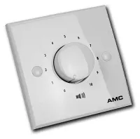 AMC VC 5RX Аттенюатор с реле 10-шаговый + Выкл., 6Вт/100В, 24шт. в коробке: 40х30х18см.