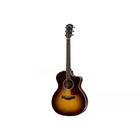 TAYLOR 214CE-SB DLX электроакустическая гитара, цвет санберст, в комплекте кейс