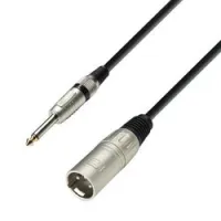 Adam hall k3 mmp 0300  микрофонный кабель xlr(m)-6,3 jack mono, 3м