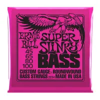 ERNIE BALL 2834- струны для  бас гитары серии Slincky round wound bass, Super