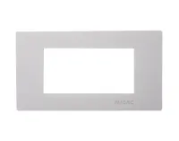 Audac CP45CF2/W- Рамка для двух модулей 45x45 мм (скругленные углы)