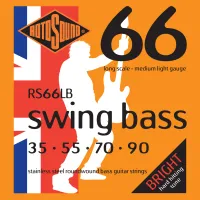ROTOSOUND RS66LC BASS STRINGS STAINLESS STEEL струны для басгитары, сталь, 40-95