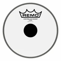 REMO CS-0316-10- CONTROLLED SOUND 16' CLEAR BLACK DOT прозрачный пластик с черным центром