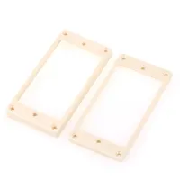 MX1588CM-MX1589CM Комплект рамок звукоснимателей (1+1), прямые, кремовые, Musiclily