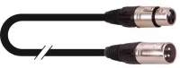 LK Electronic XX-002/10m микрофонный кабель MC203 c разъемами XLR-3M -> XLR-3F, длина 10 метров, цвет черный