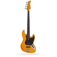 Sire v3p-4 org  бас-гитара, форма jazz bass, цвет оранжевый