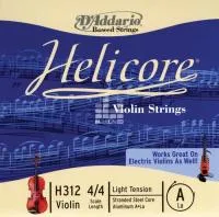 H312 4/4M J.D.Addario струна А/Ля для скрипки размером 4/4, среднее натяжение