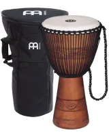 MEINL ADJ2-XL+BAG Джембе 13" деревянный, серия  Water Rythm, с сумкой, цвет коричневый, ручной орнам