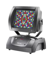 DTS DELTA 8-B RGBW 144Leds Black Архитектурный прожектор – колорченджер в комплекте с базой/блоком питания, 144 LEDs (36 x Red, 36 x Green, 36 x Blue, 36 x White), DMX 512, 300 Вт, IP65, 509*459*308 mm, 18 kg