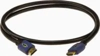 KLOTZ HA-HA-H03 кабель HDMI, позолоченные контакты A-A, AWG28, чёрный, 3 метра