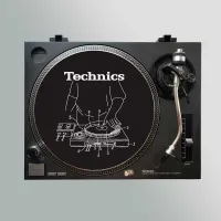 Stereo Slipmats Technics Scheme Black 3мм - Слипматы