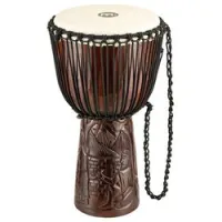 Meinl proadj2-l  джембе 12" professional african style, цвет village carving