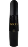 Baritone saxophone mouthpiece Rico Graftonite RRGMPCBSXB3 - Polycarbonate baritone saxophone mouthpiece with chamber B and 0.090 inch tip opening