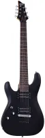 SCHECTER C-7 DELUXE SBK L/H - леворукая 7 струнная  электрогитара, 24 лада.Корпус: липа.Гриф: клен.Накладка грифа: палисандр.Звукосниматели: Н/Н Schecter Diamond Plus.Переключатель звукоснимателей: 3-позиционный.Регуляторы: 1V/1Т.Цвет: матовый черный