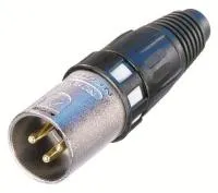 Neutrik NC3MXCC разъем XLR male для цифровых аудиосигналов (AES/EBU), обжим, для AES3
