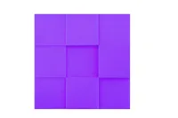 ECHOTON PUZZLE - Акустический поролон 450*450*50мм фиолетовый, комплект из 3 шт.
