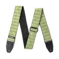Dunlop d6710 jacquard hexagon echo olive  дизайнерский ремень для гитары, жаккардовая ткань c кожей