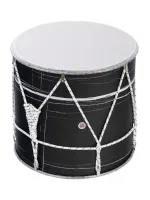 MZ-B11mbk Барабан кавказский 11", цвет черный мрамор, с чехлом, MEZZO