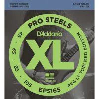 D'ADDARIO EPS165 - струны для БАС-гитары, ProSteels/Long, 45-105