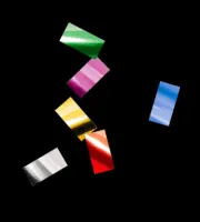 Конфетти металлизированное 10х20мм мульти