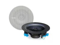 CVGAUDIO CRH608T - Двухполосная 6,5”/0,75” встраиваемая акустическая система, 2.5/5/10/15W - 100V, 30W – 8ohm, рамка 2,5mm, цвет белый