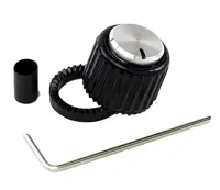 PW-LNL-01BS Loknob Ручка-фиксатор потенциометра, пластик, большая серебристая, Planet Waves