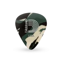 1CCF4-10 Camouflage Медиаторы, целлулоид, 10шт, средние, камуфляжная расцветка, Planet Waves