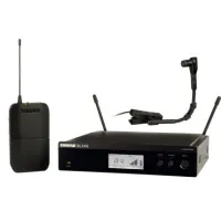Shure BLX14RE/B98-M17 - Радиосистема с микрофоном BETA 98 для духовых инструментов. Кронштейны для крепления в рэк