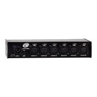 splitDMX-X6C/3PIN [SL-SDX6C] Сплиттер DMX512 1вход-6выходов, ТМ Siberian Lighting
