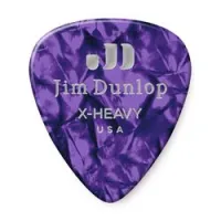 Dunlop 483p13xh celluloid purple pearloid extra heavy 12pack  медиаторы, очень жесткие, 12 шт.