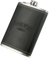 GRETSCH LOGO FLASK Фляжка с лого Gretsch, сталь/кожа