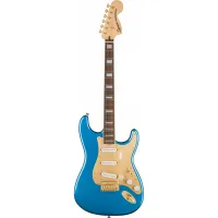 FENDER SQUIER 40th ANN Stratocaster LRL Lake Placid Blue электрогитара, цвет голубой