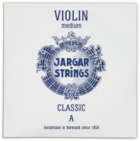 Violin A string Jargar Classic Medium Blue 008 - Wound steel A2 string with powerful, well-balanced sound, medium tension