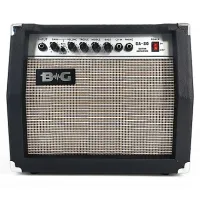 BG GA20 Усилитель гитарный комбо, 20 Вт, 6,5", : Input, Gain, Overdrive S/W Volume, Treble, Middle, Bass, Headphone