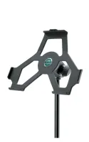 KandM 19712-300-55 держатель для iPad 2 и старше, крепится к микрофонной стойке на резьбу 3/8', наклонный, поворотный