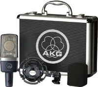 Akg c214  микрофон конденсаторный кардиоид. 20-20000гц, 20мв/ па