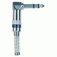 PROEL S240S - джек  стерео, кабельный, угловой, 6.3 мм, корпус металл