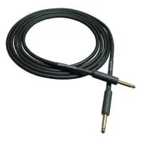 NBGGT4-20 MOD1 высококачественный гитарный кабель 6 м, медь 0,823 мм2 (127х38AWG). диаметр 6,73 мм, оплетка черная PVC, золоченые разъемы 1/4 Jack- 1/4Jack NEUTRIC, изоляция полиэтилен DOMINATOR