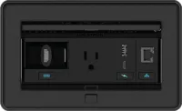 Crestron FT2-202-ELEC-B, система управления кабелями серии FT2, размер 202, электрический, цвет черный