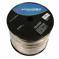 ADJ AC-SC2-4/100R Акустический  кабель 2 x 4мм2, плоский; цвет: прозрачный. катушка 100 метров