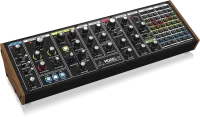 Behringer model 15 аналоговый полумодульный синтезатор с двумя vco, vcf, секвенсором и арпеджиатором в формате eurorack