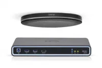 Biamp Devio SCR-25CX Black - Хаб для переговорных комнат. В комплекте потолочный микрофон TCM-XEX и SCR-25. Цвет чёрный